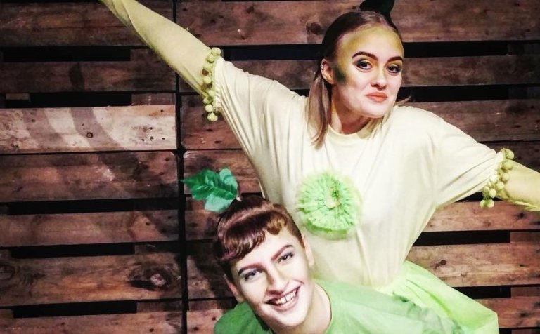 Tvær af leikkonunum í Ávaxtakörfunni.