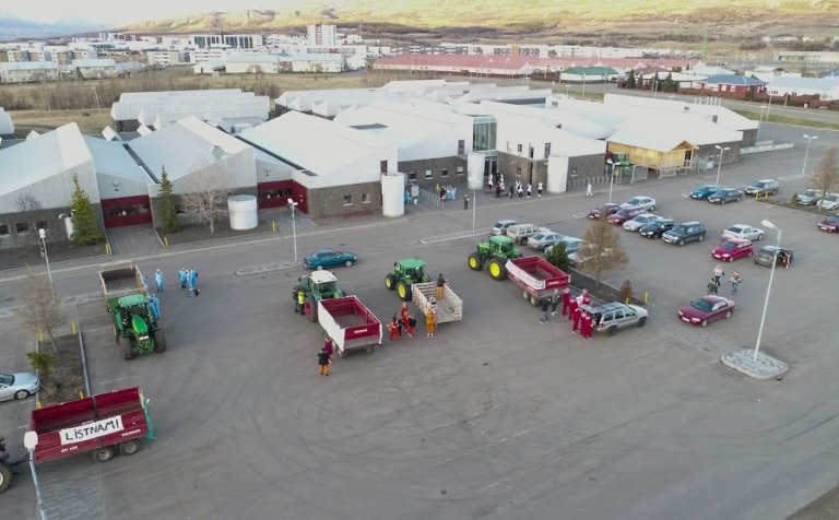 Dróna-myndband frá dimmision