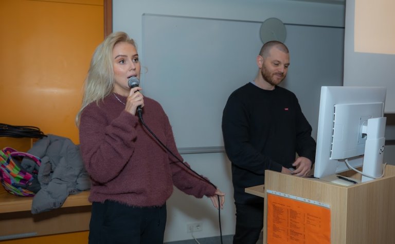 Sólborg Guðbrandsdóttir og Þorsteinn V. Einarsson.