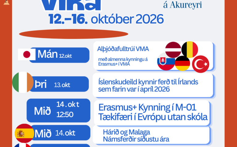 Erasmus+ vika í VMA