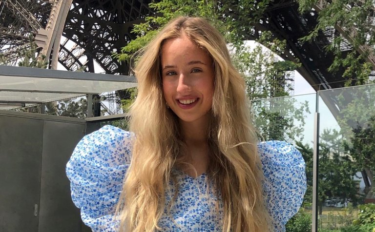 Andrea Ósk Margrétardóttir í París í sumar.