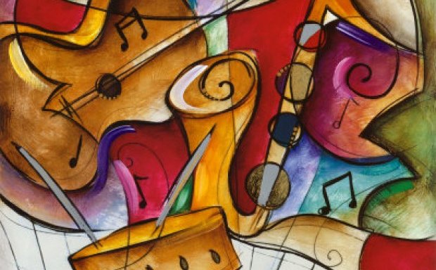 Myndlist og tónlist tvinnuð saman á myndböndum