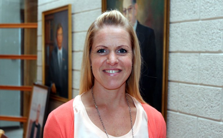 Anna Berglind Pálmadóttir, enskukennari.