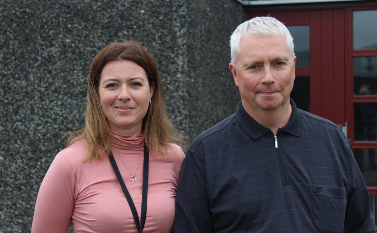 Anna María Jónsdóttir og Benedikt Barðason.