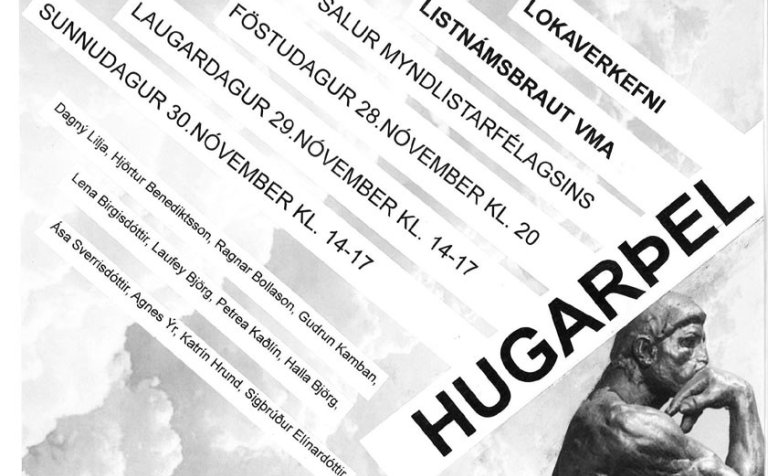 Sýningin er í sal Myndlistarfélagsins á Akureyri.