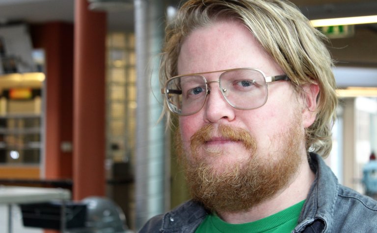 Baldvin Guðmundsson, nemandi í rafvirkjun í VMA.