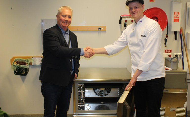 Benedikt skólameistari og Rúnar Ingi, gæðafulltrúi