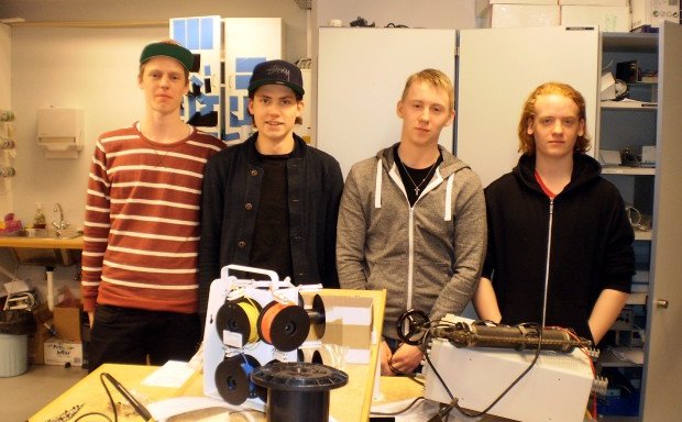 Verðandi bifvélavirkjar.