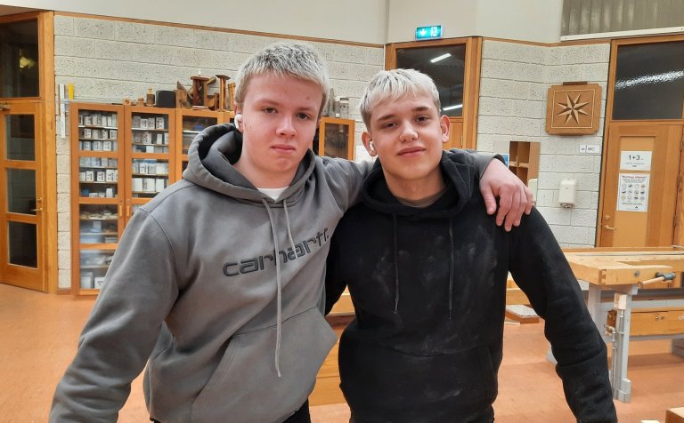 Ólafur Guðmundsson (t.v.) og Kristján Arndal Ómarsson.