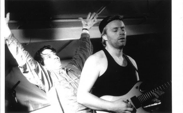 Skúli Gauta og Baldvin B. Ringsted árið 1990.