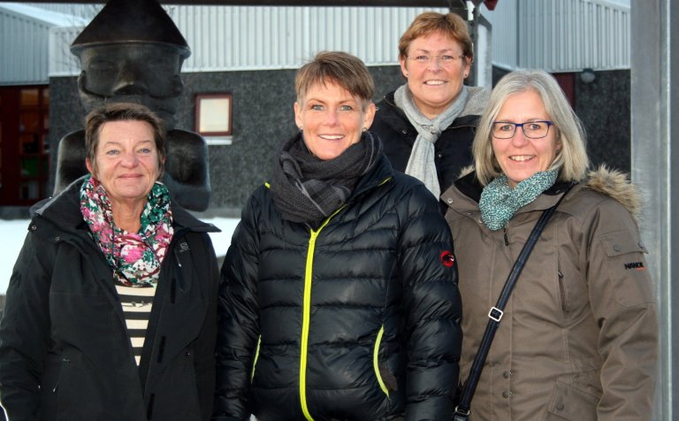 Góðir gestir frá Randers í heimsókn í VMA.