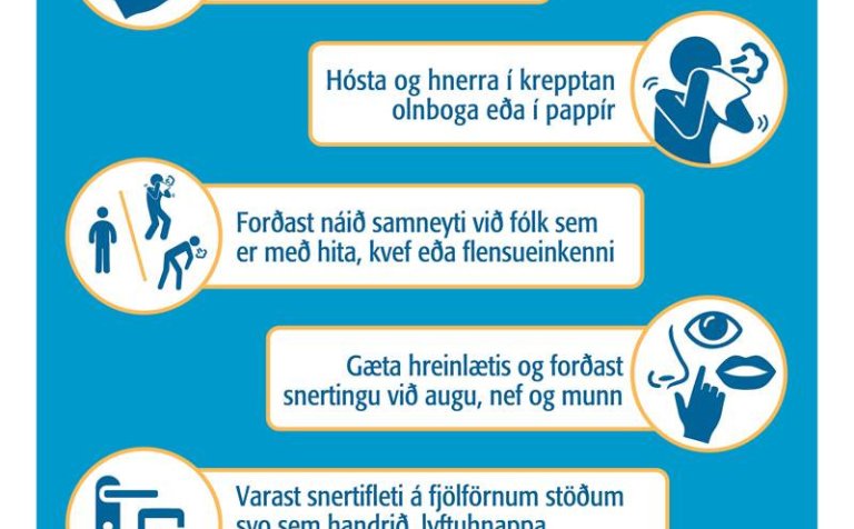 Frá skólanum vegna COVID-19