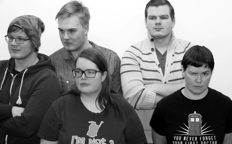 Stefán, Baldur, Hólmfríður Sölvi og Urður.