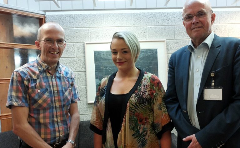 Jóhannes, Dagný Hrund og Hjalti Jón.