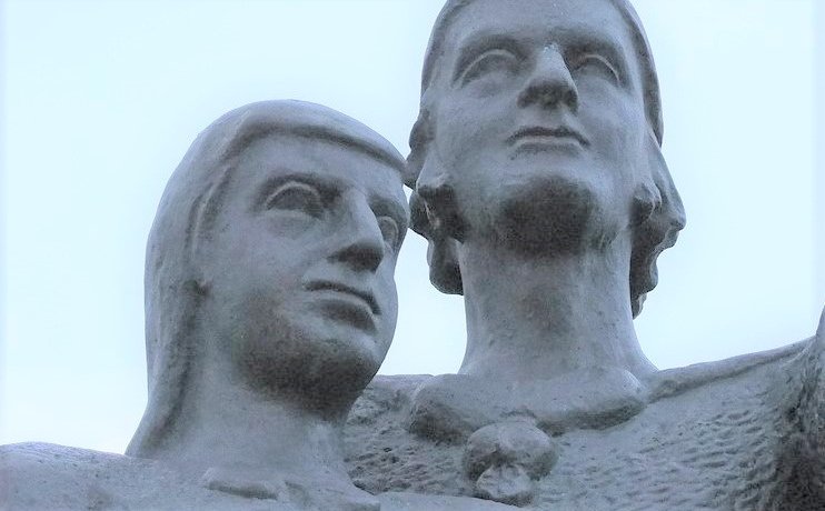 Helgi magri og Þórunn hyrna.