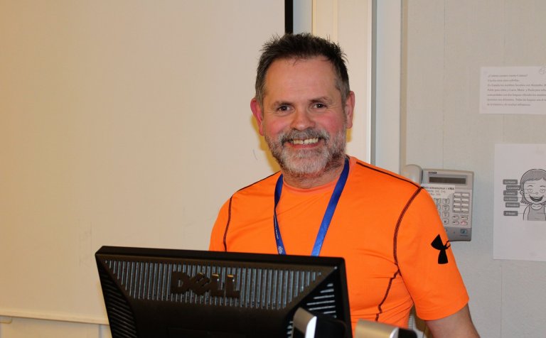 Hilmar Friðjónsson kennari.