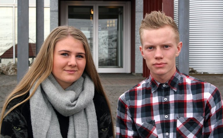 Karen Alfa Kolbeinsdóttir og Ágúst Örn Víðisson.