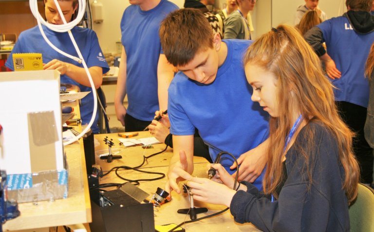 Frá grunnskólakynningunni 3. nóvember 2015.