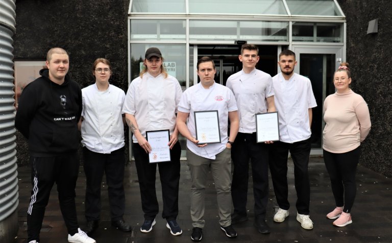 Sjö tóku þátt í eftirréttakeppni Arctic Challenge.