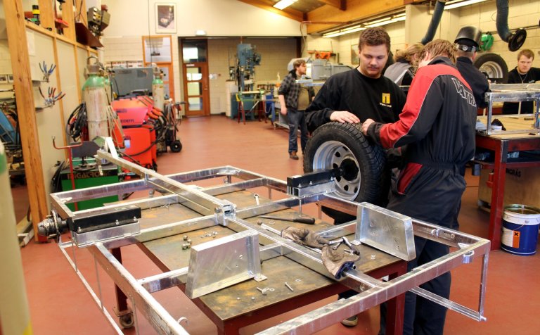 Kerrurnar eru þessa dagana að taka á sig mynd.