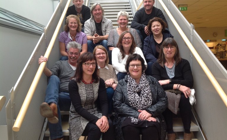 Fulltrúar skólanna samankomnir í Noregi.