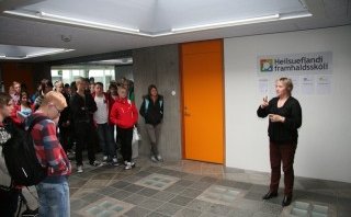 Sigríður stýrir hátíðlegri athöfn með nýnemum