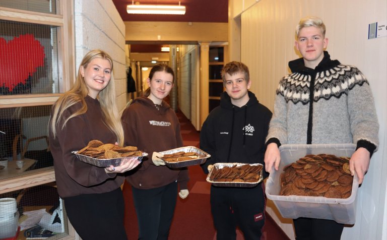 Með gómsætar smákökur í morgunsárið!