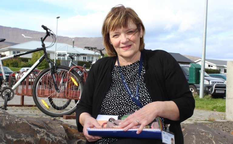 Anna Lilja Harðardóttir, íslenskukennari við VMA.