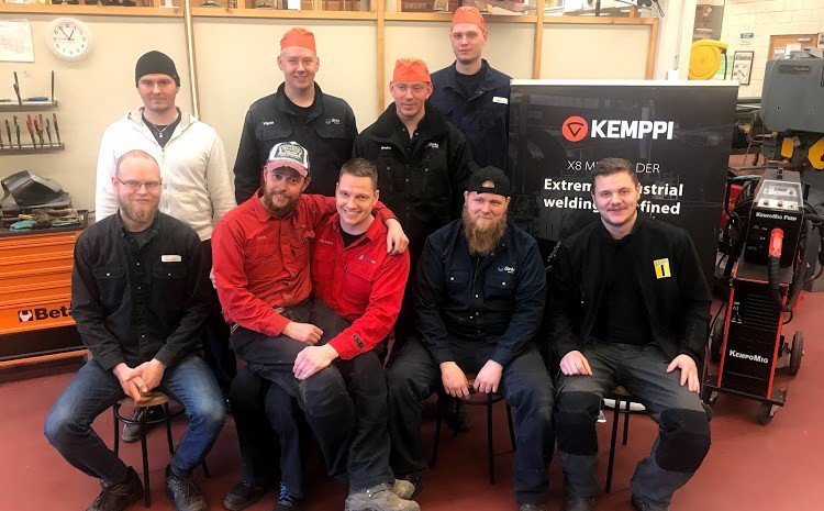 Þátttakendur í keppninni í VMA. Mynd: HÓ