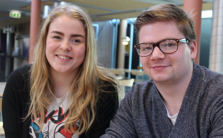 Jara Sól Ingimarsdóttir og Sindri Snær Konráðsson.