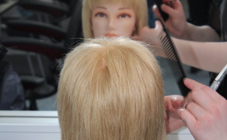 Nemendur gera verklegar æfingar heima.