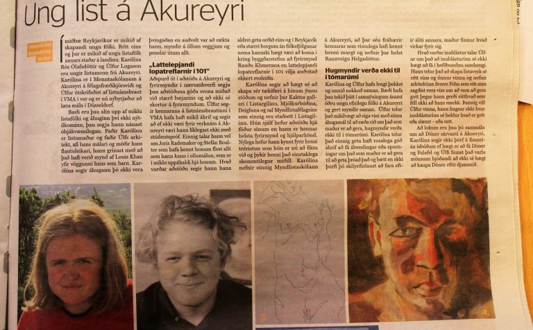 Umfjöllunin í Framhaldsskólablaðinu.