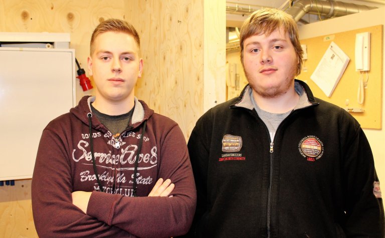 Patrik Ingi (t.v.) og Árni Hreiðar Kristinssynir.