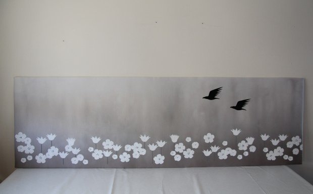 Eitt af verkunum á sýningunni.