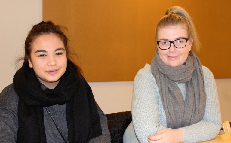 Lisbeth Kristiansen (t.v.) og Emilie Christensson.