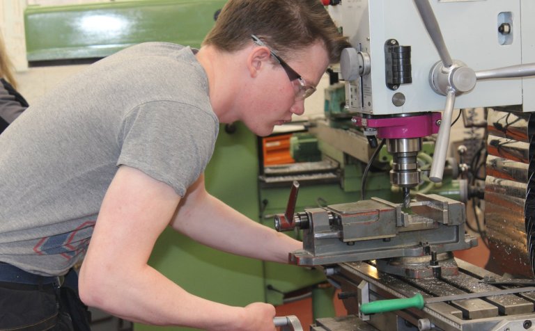 Það var nemendum kærkomið að koma aftur í skólann.