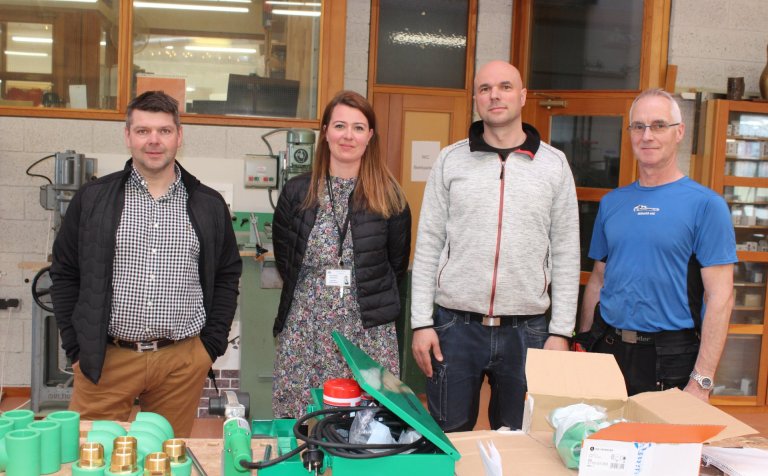 Friðbjörn, Anna María, Björn Birgir og Elías Örn.