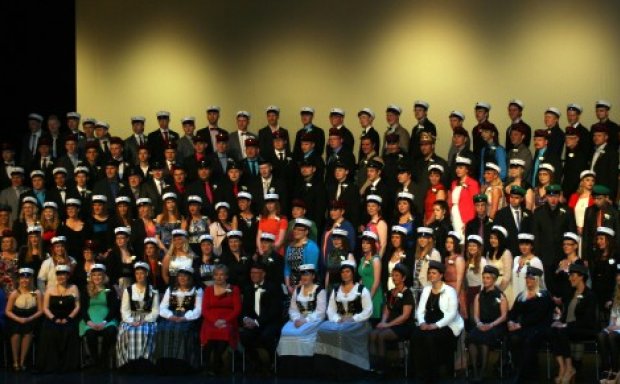 Brautskráningarhópurinn í Hamraborg í Hofi.