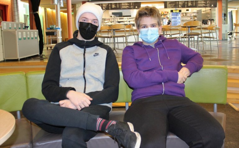 Hafþór Orri (t.v.) og Steinar Bragi.