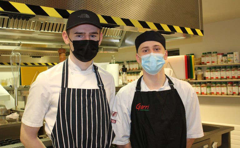 Davíð Þór (t.v.) og Sigurður Bergmann.