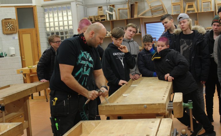 Ánægjuleg heimsókn nemenda úr Húnaþingi vestra.