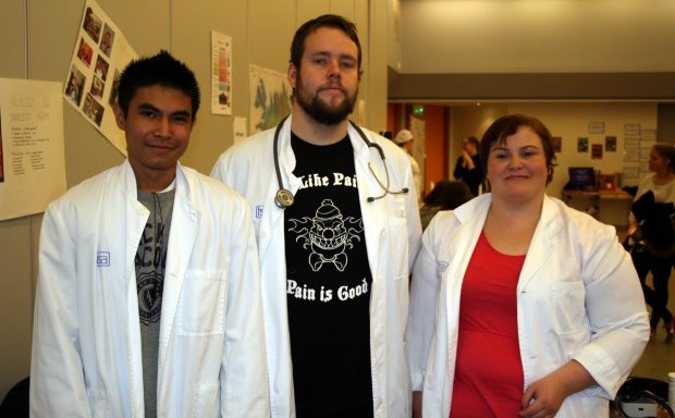 Frá vinstri: Neil, Reginn og Linda Eygló.