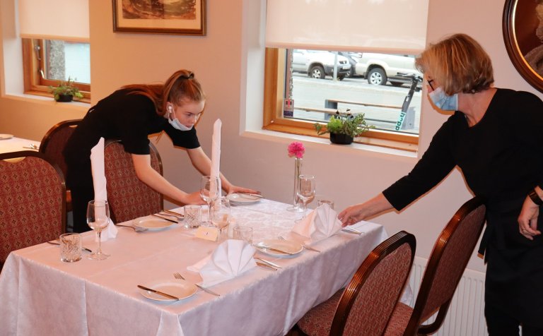 Að mörgu þarf að gæta þegar lagt er á borð.