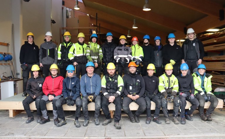 Sumarbústaðargengið - nemendur og kennarar.