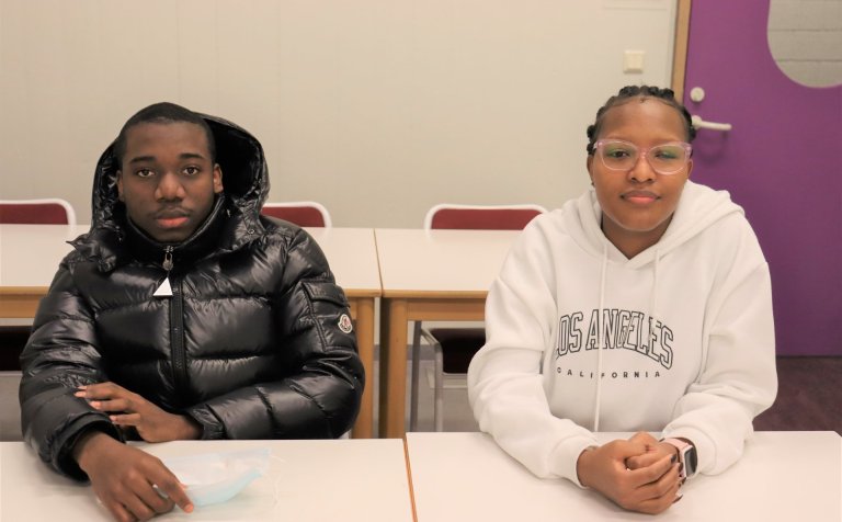 Gareese Gray og Faith Veronica Wambui.