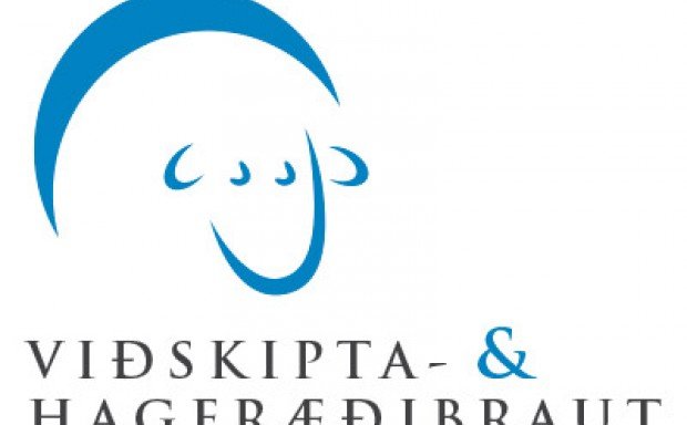 Nýtt lógó viðskipta- og hagfræðibrautar VMA.