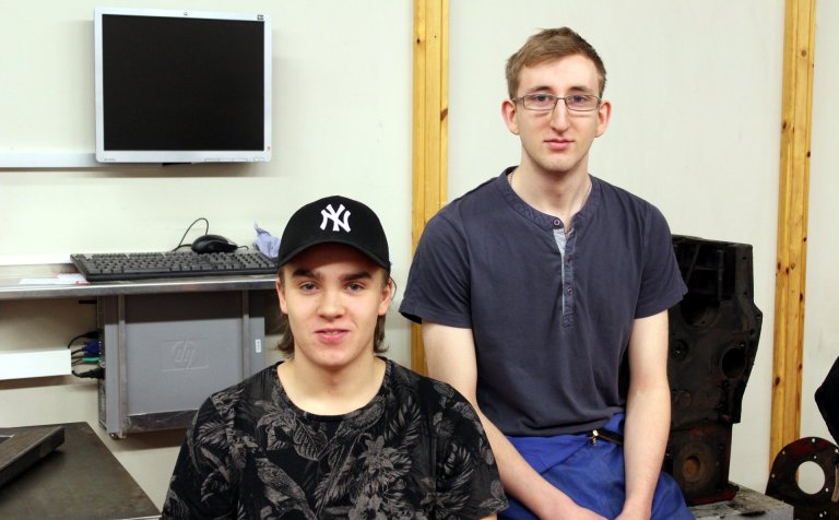 Kristinn Þeyr (til vinstri) og Þorvaldur Ágúst.