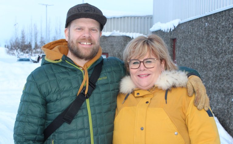 Kristján og Margrét Bergmann Tómasarbörn.