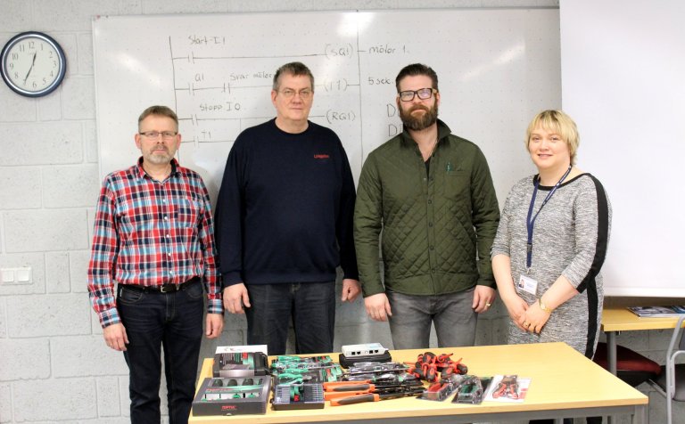 F.v.: Guðmundur, Sigurður, Stefán og Sigríður Huld