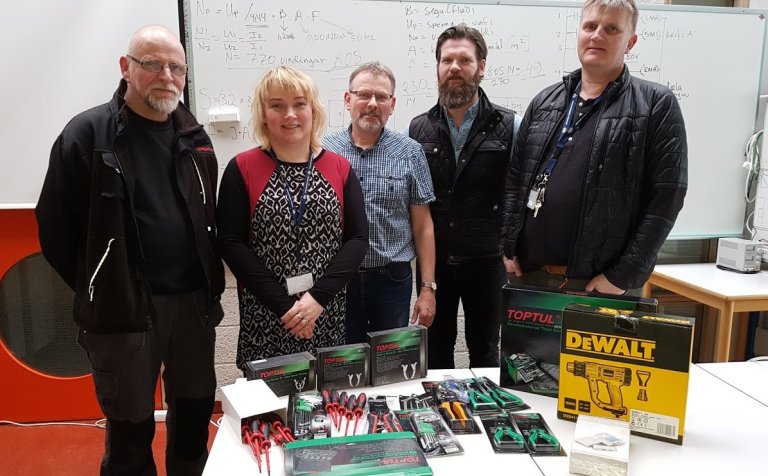 Fulltrúar Ljósgjafans og VMA.